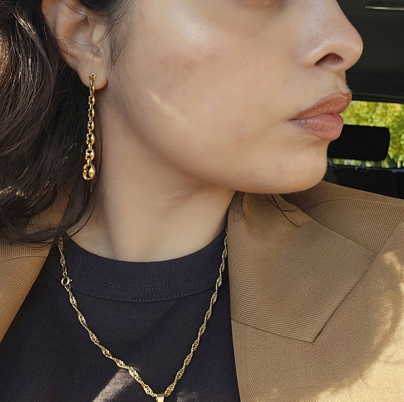 🐯 GUCCI 🔱 18K Gold Earrings